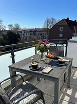2001 - Penthouse Brigitte mit Teilmeerblick und Hund - Top-Hundeurlaub