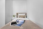 Schlafzimmer - Seaside Hideaway Suite Westerland auf Sylt - Top-Hundeurlaub