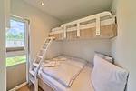 Schlafzimmer - Ferienhaus "HaffDeern", eingezäunt + eigenes Wlan (128) - Top-Hundeurlaub