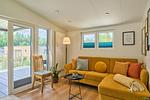 Wohnzimmer - Ferienhaus "HaffJung" (134) - Top-Hundeurlaub