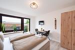 Schlafzimmer - Apartment 1 - Top-Hundeurlaub