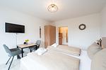 Schlafzimmer - Apartment 1 - Top-Hundeurlaub