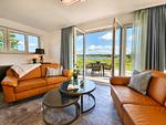 Wohnzimmer - Ferienhaus D Schilfhütte Neukamp - Top-Hundeurlaub