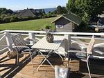 Geräumiger Balkon mit Blick auf die Ostsee, Flensburger Förde - Nordlicht - Top-Hundeurlaub