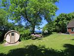 Garten mit Meerblick und FassSauna - Strandhaus am Mühlendamm - Top-Hundeurlaub