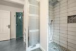 Bad im Erdgeschoss mit Sauna, Fußbodenheizung - Landhaus am Mühlendamm - Top-Hundeurlaub