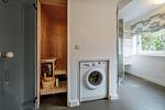 Bad im Erdgeschoss mit Sauna, Fußbodenheizung - Landhaus am Mühlendamm - Top-Hundeurlaub