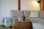 Großes Sofa im Wohnbereich - Westscheune am Mühlendamm - Top-Hundeurlaub