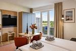 Wohnzimmer - Ferienwohnung Austernfischer 39 im Wreecher Idyll Rügen - Top-Hundeurlaub