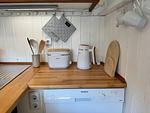 Küchenausstattung: Wasserkocher, Toaster, Kaffeemaschine - Ankerplatz No. 8 - Top-Hundeurlaub