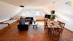 Schlafzimmer - Ferienwohnung Boddenblick - Top-Hundeurlaub