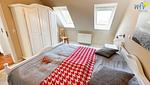 Schlafzimmer - Ferienwohnung Boddenblick - Top-Hundeurlaub