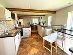 Küche / Küchenzeile - Ferienhaus Dat groote Diekhuus Rodenäs - Top-Hundeurlaub