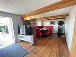 Wohnzimmer - Ferienhaus Dat groote Diekhuus Rodenäs - Top-Hundeurlaub