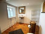 Badezimmer - Ferienhaus Dat groote Diekhuus Rodenäs - Top-Hundeurlaub