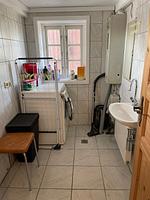 Badezimmer - Ferienhaus Dat groote Diekhuus Rodenäs - Top-Hundeurlaub