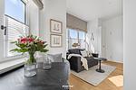 Wohnzimmer - Ferienwohnung Leichte Brise Westerland auf Sylt - Top-Hundeurlaub
