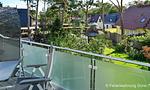 Terrasse mit Blick auf den Garten - Düne 7 - Top-Hundeurlaub