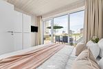 Schlafzimmer - Ferienhaus Lagunenblick 44 Marina Wendtorf - Top-Hundeurlaub