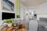 Wohnzimmer - Ferienhaus Lagunenblick 44 Marina Wendtorf - Top-Hundeurlaub
