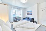 Wohnzimmer - Haus Amelie - Ferienwohnung Lütje Amelie - Top-Hundeurlaub