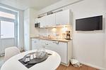 Küche / Küchenzeile - Haus Amelie - Ferienwohnung Lütje Amelie - Top-Hundeurlaub