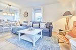 Wohnzimmer - Ferienwohnung Meerweh - Top-Hundeurlaub
