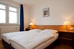 Schlafzimmer - Haus Strandeck 09 - Top-Hundeurlaub