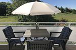 Balkon - FeWo OG: Balkon, Wallbox kostenfrei - Top-Hundeurlaub