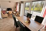 Wohnzimmer - FeWo OG: Balkon, Wallbox kostenfrei - Top-Hundeurlaub