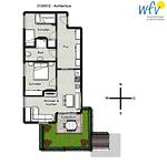 Grundriss - Ferienwohnung Inseltraum - Top-Hundeurlaub