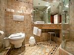Badezimmer - 1-Raum-Ferienwohnung mit Meerblick und Balkon (SV/763) - Top-Hundeurlaub