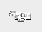 Grundriss - Ferienwohnung mit Meerblick und 1 Schlafzimmer (SV/705) - Top-Hundeurlaub