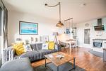 Seewärts Wohnen, Whg. 1.5 Wohnzimmer - Ferienwohnung Seewärts Wohnen, Whg. 1.5 - Top-Hundeurlaub