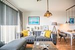 Seewärts Wohnen, Whg. 1.5 Wohnzimmer - Ferienwohnung Seewärts Wohnen, Whg. 1.5 - Top-Hundeurlaub