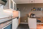 Seewärts Wohnen, Whg. 1.5 Küchenzeile - Ferienwohnung Seewärts Wohnen, Whg. 1.5 - Top-Hundeurlaub