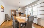 Haus Blomberg, Wohnzimmer - Ferienhaus Blomberg Büsum - Top-Hundeurlaub