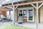 Haus Blomberg, überdachte Terrasse - Ferienhaus Blomberg Büsum - Top-Hundeurlaub