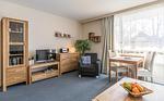 Nordseekante, Whg. 523 Wohnzimmer - Ferienwohnung Nordseekante, Whg. 523 - Top-Hundeurlaub