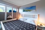 Appartementhaus Meeresbucht Whg. 3, Schlafzimmer - Ferienwohnung Appartementhaus Meeresbucht Whg. 3 - Top-Hundeurlaub