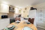 Appartementhaus Meeresbucht Whg. 2, Essbereich - Ferienwohnung Appartementhaus Meeresbucht Whg. 2 - Top-Hundeurlaub