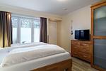 Appartementhaus Meeresbucht Whg. 2, Schlafzimmer - Ferienwohnung Appartementhaus Meeresbucht Whg. 2 - Top-Hundeurlaub