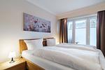 Appartementhaus Meeresbucht Whg. 2, Schlafzimmer - Ferienwohnung Appartementhaus Meeresbucht Whg. 2 - Top-Hundeurlaub