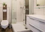 Haus Lee, Whg. 17 Badezimmer - Ferienwohnung Haus Lee, Whg. 17 - Top-Hundeurlaub