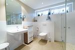Appartementhaus Meeresbucht Whg. 1, Badezimmer - Ferienwohnung Appartementhaus Meeresbucht Whg. 1 - Top-Hundeurlaub