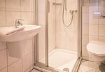 Haus Strandbrise, Whg. 3, Duschbad - Ferienwohnung Haus Strandbrise, Whg. 3 - Top-Hundeurlaub
