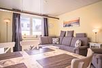 Haus Strandbrise Whg.1, Wohnzimmer - Ferienwohnung Haus Strandbrise, Whg.1 - Top-Hundeurlaub