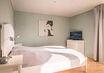 Haus Strandbrise Whg.1, Schlafzimmer - Ferienwohnung Haus Strandbrise, Whg.1 - Top-Hundeurlaub