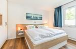 Bahnhofstraße 9, Sandbank 2, Schlafzimmer 1 - Ferienwohnung Bahnhofstraße 9, Sandbank 2 - Top-Hundeurlaub