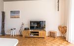 Ferienhaus Stinthus Wohnzimmer - Ferienhaus Stinthus Westerdeichstrich - Top-Hundeurlaub